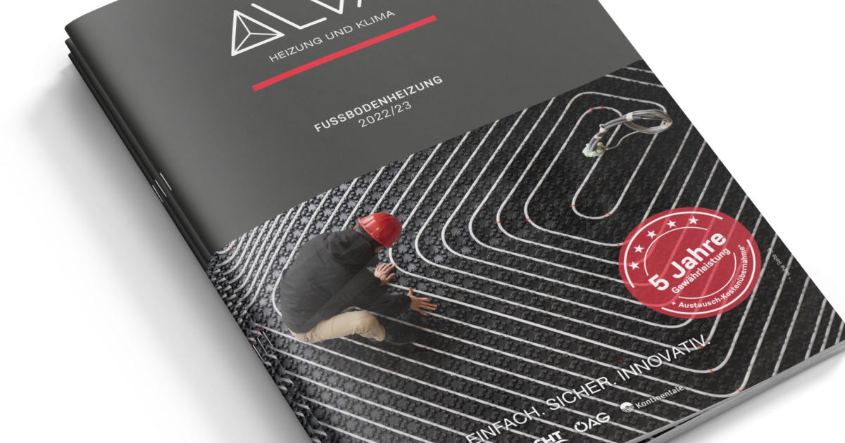 Neuer FußbodenheizungsKatalog von ALVA HLK